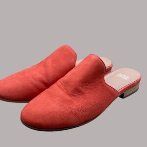 Eileen Fisher Dion Suede Mule Persimmon‎ Slip-On Women's Size US 7